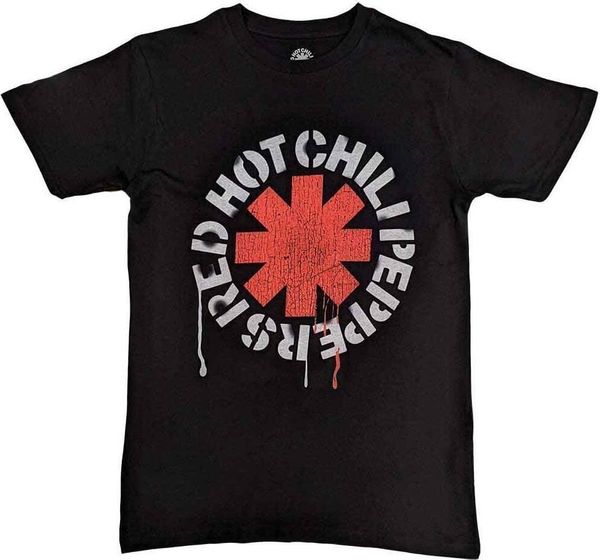 Red Hot Chili Peppers Red Hot Chili Peppers Majica Stencil Unisex Black L