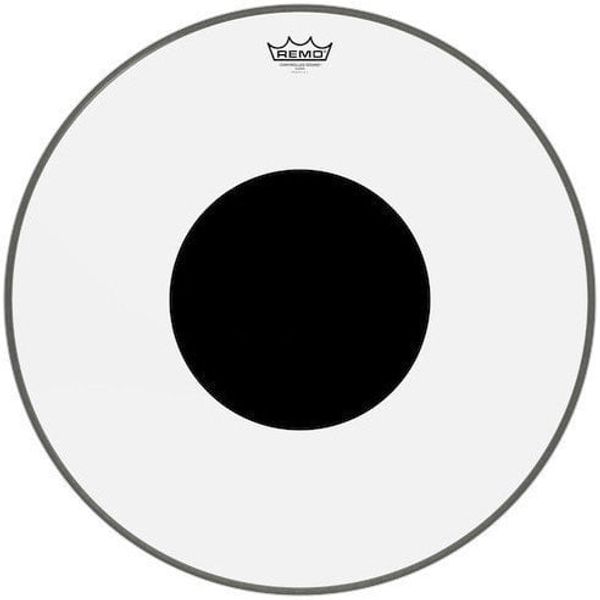 Remo Remo CS-1322-10 Controlled Sound Clear Black Dot Bass 22" Opna za boben