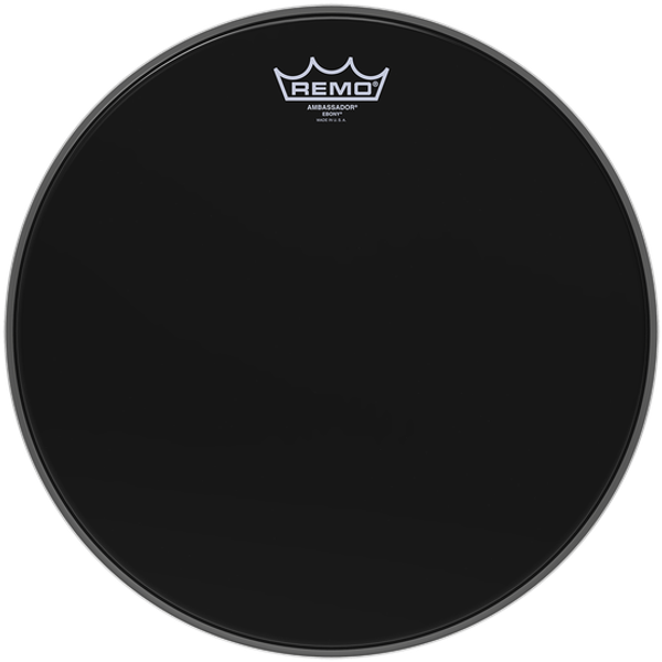 Remo Remo ES-0006-00 Ambassador Ebony Črna 6" Opna za boben