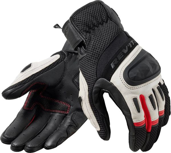Rev'it! Rev'it! Gloves Dirt 4 Black/Red 2XL Motoristične rokavice