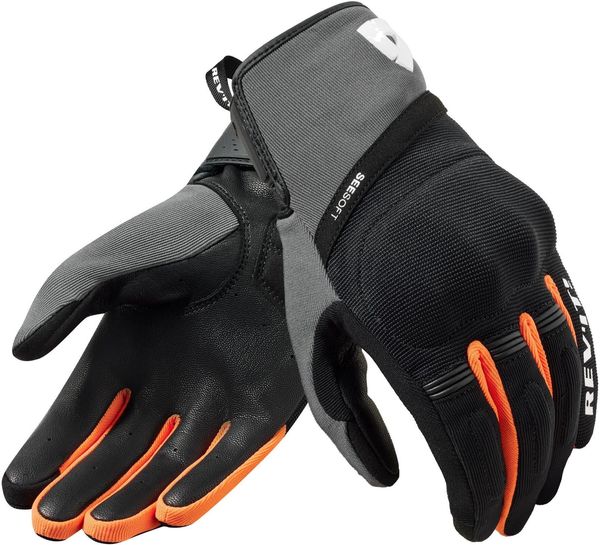 Rev'it! Rev'it! Gloves Mosca 2 Black/Orange 2XL Motoristične rokavice