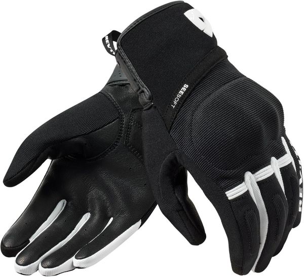 Rev'it! Rev'it! Gloves Mosca 2 Black/White 2XL Motoristične rokavice