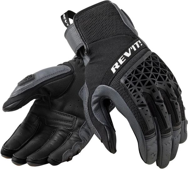 Rev'it! Rev'it! Gloves Sand 4 Grey/Black 2XL Motoristične rokavice