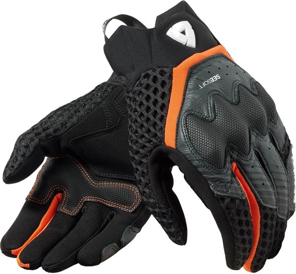 Rev'it! Rev'it! Gloves Veloz Black/Orange L Motoristične rokavice