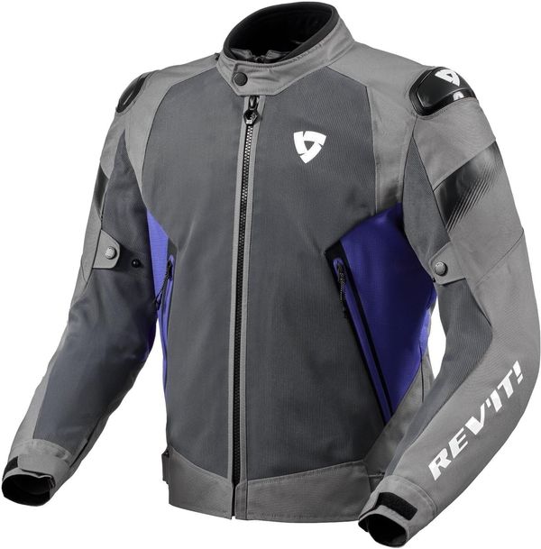 Rev'it! Rev'it! Jacket Control Air H2O Grey/Blue 2XL Tekstilna jakna