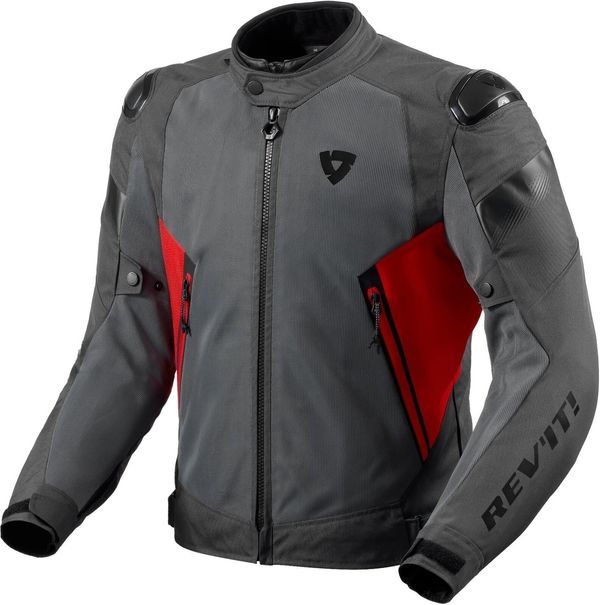 Rev'it! Rev'it! Jacket Control Air H2O Grey/Red L Tekstilna jakna