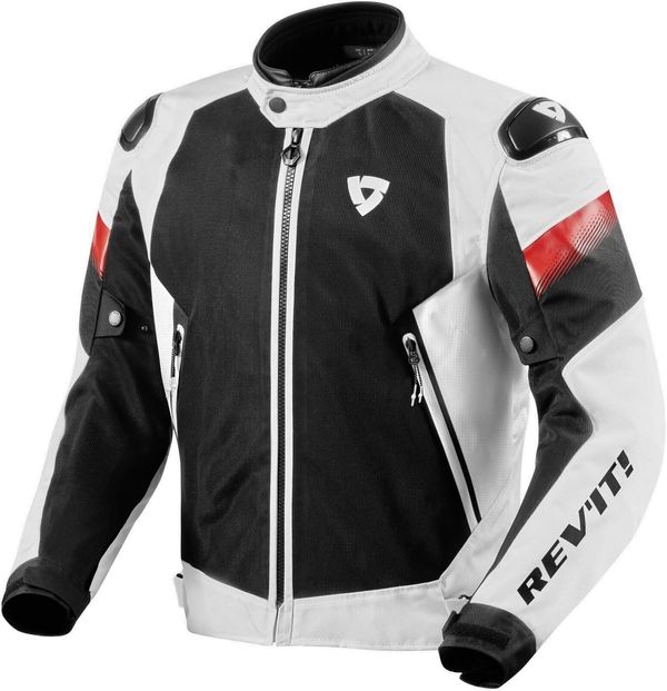 Rev'it! Rev'it! Jacket Control Air H2O White/Black 2XL Tekstilna jakna