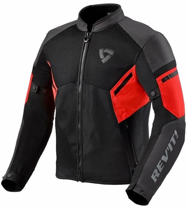 Rev'it! Rev'it! Jacket GT-R Air 3 Black/Neon Red M Tekstilna jakna