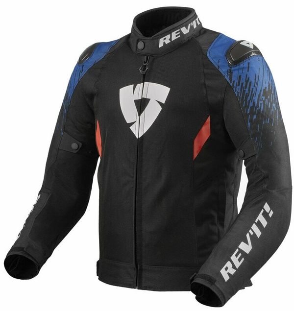 Rev'it! Rev'it! Jacket Quantum 2 Air Black/Blue L Tekstilna jakna