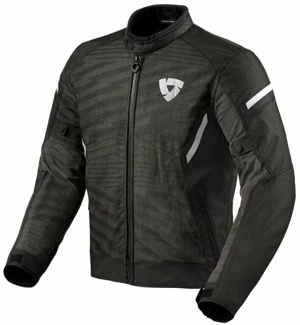 Rev'it! Rev'it! Jacket Torque 2 H2O Black/White 2XL Tekstilna jakna