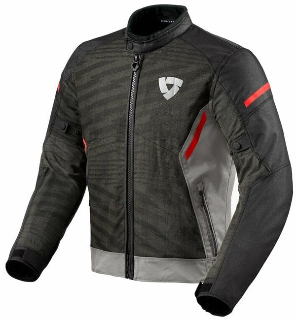 Rev'it! Rev'it! Jacket Torque 2 H2O Grey/Red 2XL Tekstilna jakna