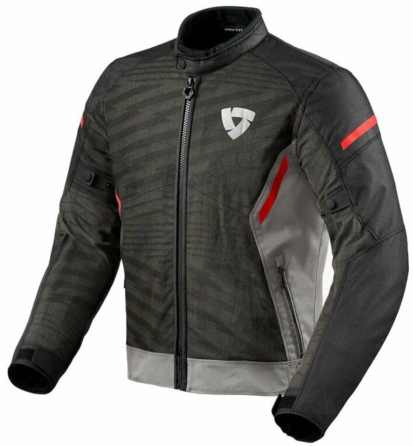 Rev'it! Rev'it! Jacket Torque 2 H2O Grey/Red L Tekstilna jakna