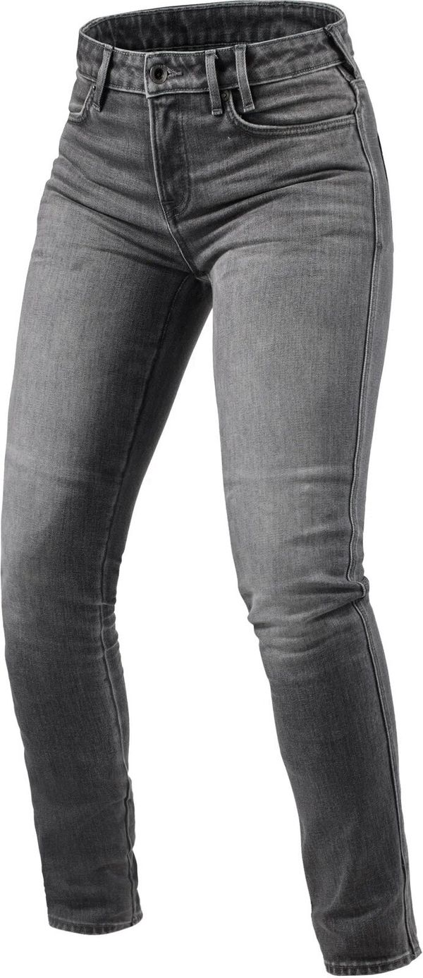 Rev'it! Rev'it! Jeans Shelby 2 Ladies SK Medium Grey Stone 32/30 Motoristične jeans hlače