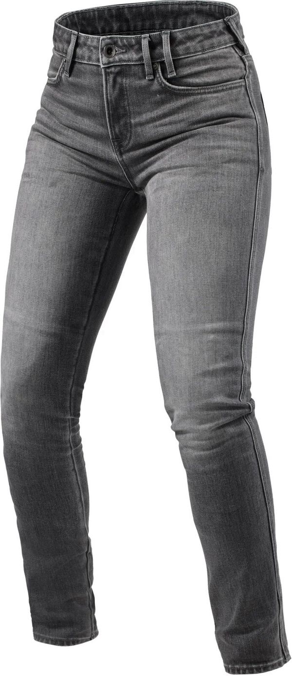 Rev'it! Rev'it! Jeans Shelby 2 Ladies SK Medium Grey Stone W29/L32 Motoristične jeans hlače