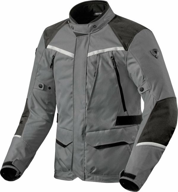 Rev'it! Rev'it! Voltiac 3 H2O Grey/Black 2XL Tekstilna jakna