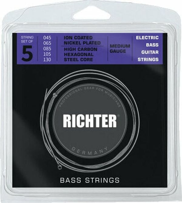 Richter Richter Ion Coated Electric Bass 5 Strings - 045-130