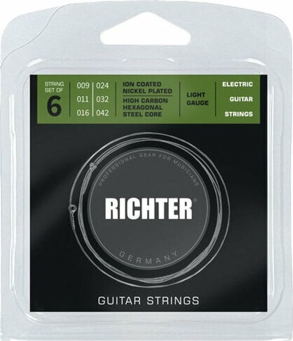 Richter Richter Ion Coated Electric Guitar Strings - 009-042 Strune za električno kitaro