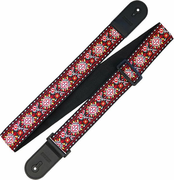 Richter Richter Retro Tekstilni kitarski pas Darkred