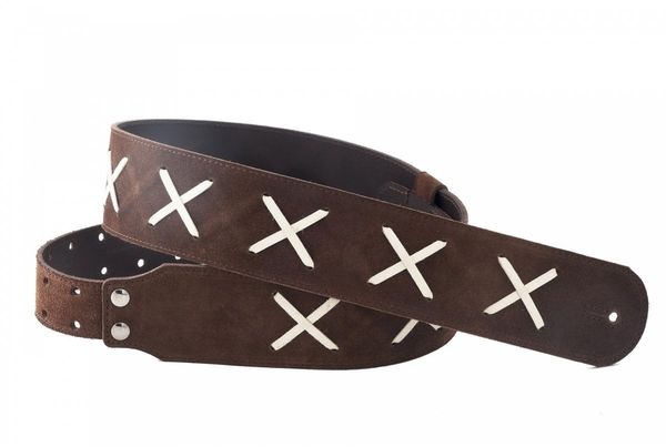 RightOnStraps RightOnStraps Legend DG Usijni kitarski pas Brown