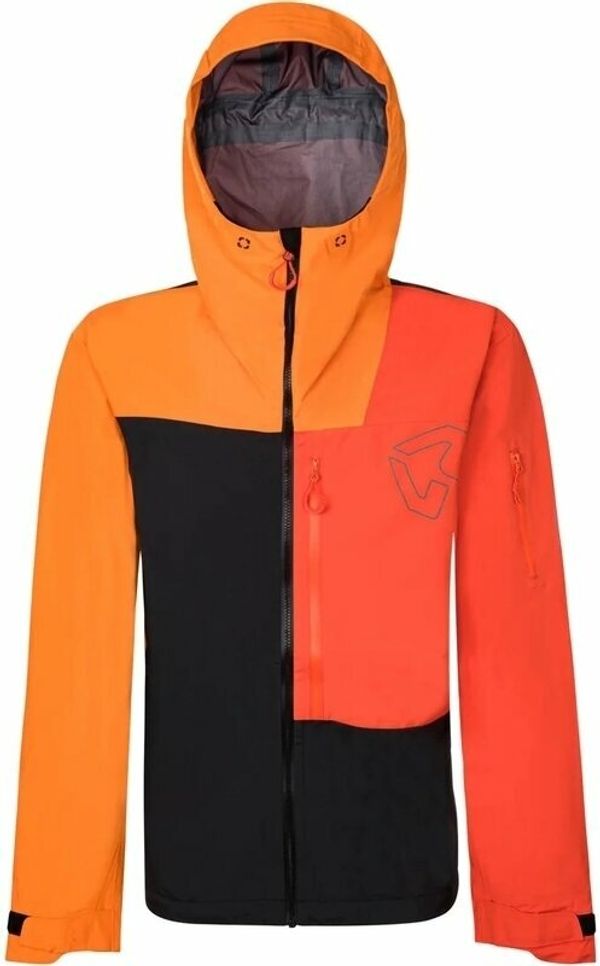 Rock Experience Rock Experience Alaska Man Jacket Caviar/Persimmon Orange/Cherry Tomato 2XL Jakna na postrem