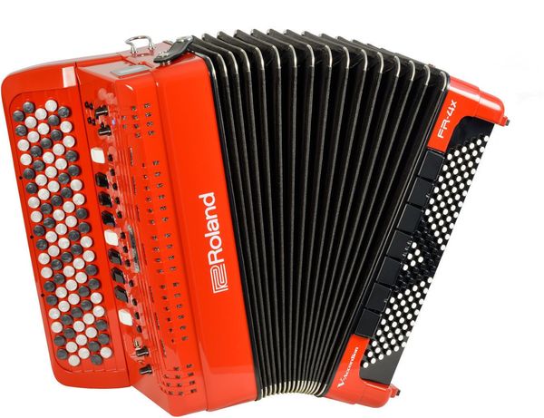 Roland Roland FR-4x Rdeča Harmonika z gumbi