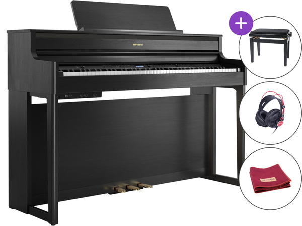 Roland Roland HP 704 Charcoal Black SET Charcoal Black Digitalni piano