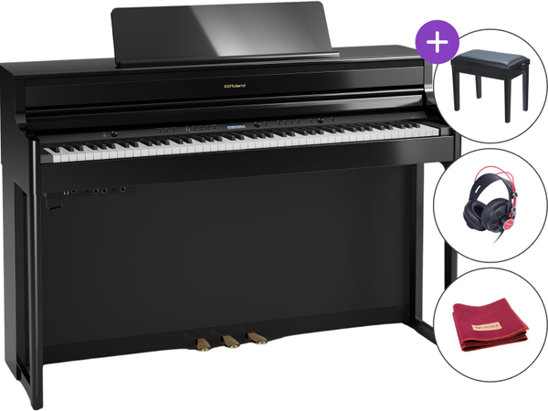 Roland Roland HP 704 Polished Ebony SET Polished Ebony Digitalni piano