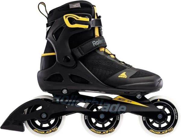 Rollerblade Rollerblade Macroblade 100 3WD Black/Saffron Yellow 44,5 Inline rolerji