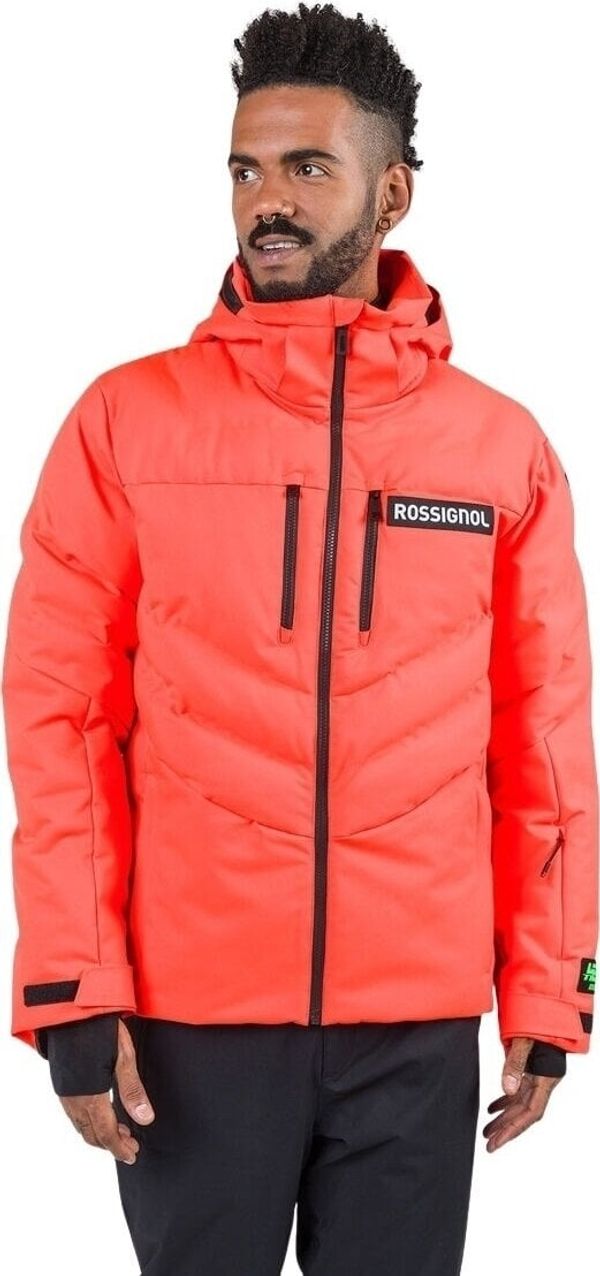 Rossignol Rossignol Hero Blackside Puffy Neon Red M Smučarska jakna