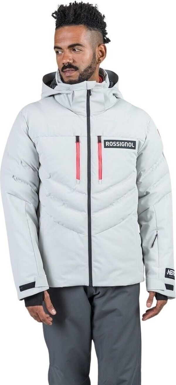 Rossignol Rossignol Hero Blackside Puffy Soft Grey 2XL Smučarska jakna