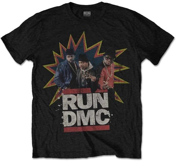 Run DMC Run DMC Majica POW! Unisex Black L