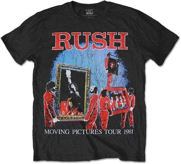 Rush Rush Majica 1981 Tour Unisex Black L