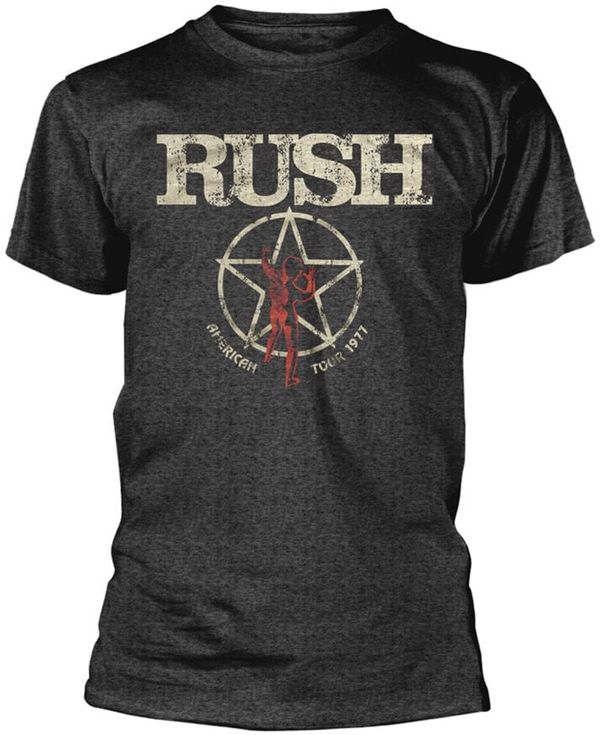 Rush Rush Majica American Tour 1977 Grey 2XL