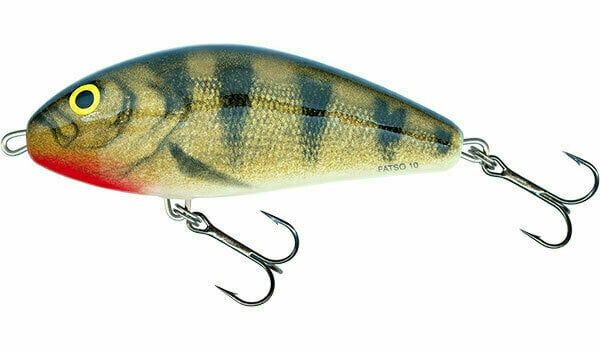 Salmo Salmo Fatso Sinking Emerald Perch 10 cm 52 g Vobler