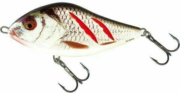 Salmo Salmo Slider Sinking Wounded Real Grey Shiner 12 cm 70 g Vobler