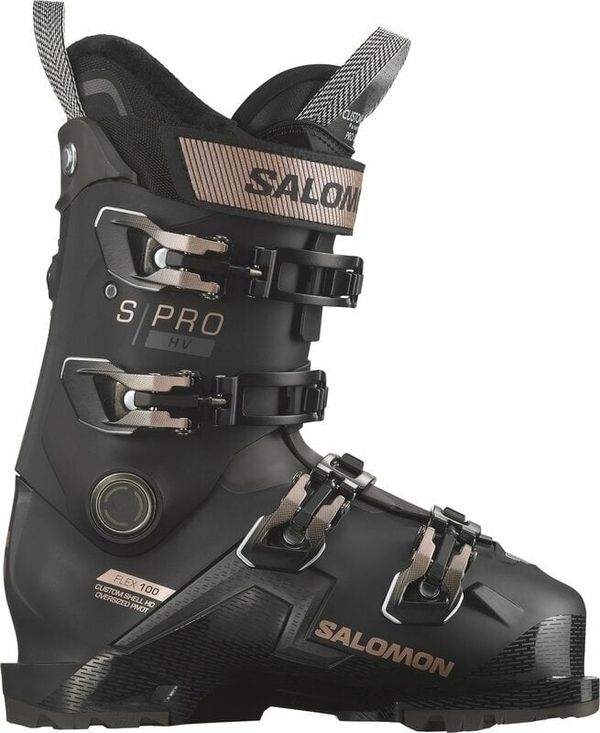 Salomon Salomon S/Pro HV 100 W GW Black/Pinkgold Met./Beluga 24/24,5 Alpski čevlji