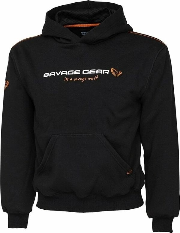 Savage Gear Savage Gear Jopa Junior Logo Hoodie Black Ink 10-12