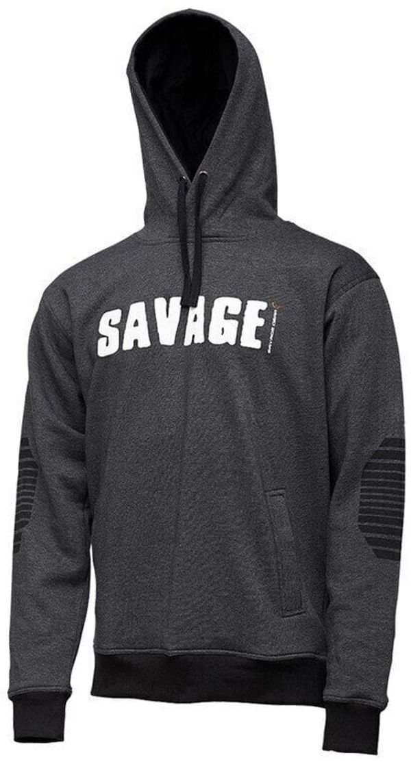 Savage Gear Savage Gear Jopa Logo Hoodie Dark Grey Melange S