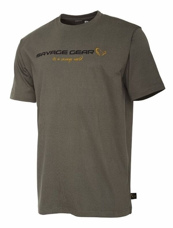Savage Gear Savage Gear Majica SG4 Logo T-Shirt Loden Green 2XL