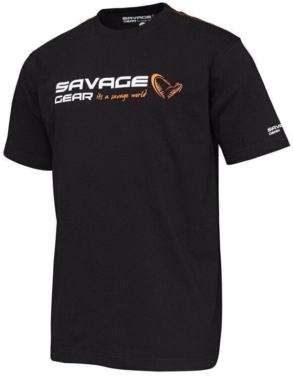 Savage Gear Savage Gear Majica Signature Logo T-Shirt Black Ink M