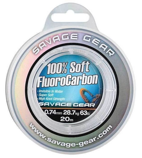 Savage Gear Savage Gear Soft Fluoro Carbon Transparentna 0,30 mm 6 kg 50 m