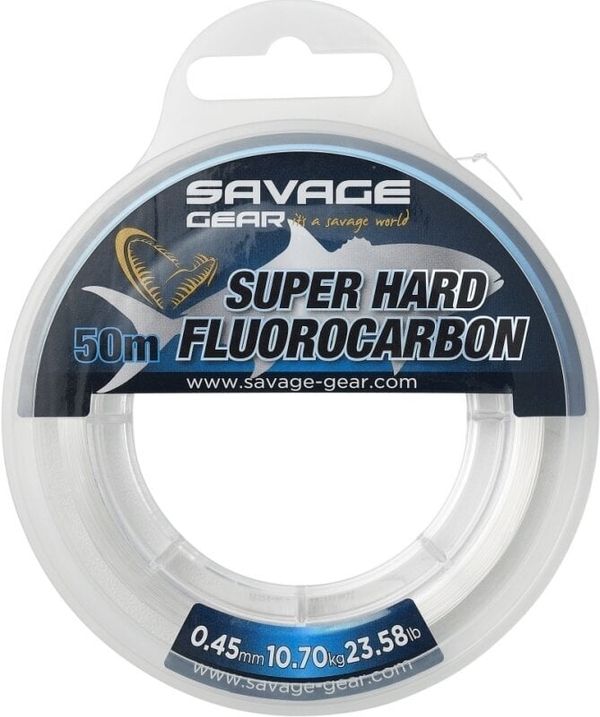 Savage Gear Savage Gear Super Hard Fluorocarbon Clear 0,50 mm 50 m 13,20 kg Najlon