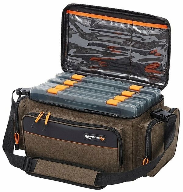 Savage Gear Savage Gear System Box Bag L 4 Boxes 24X47X30Cm 18L