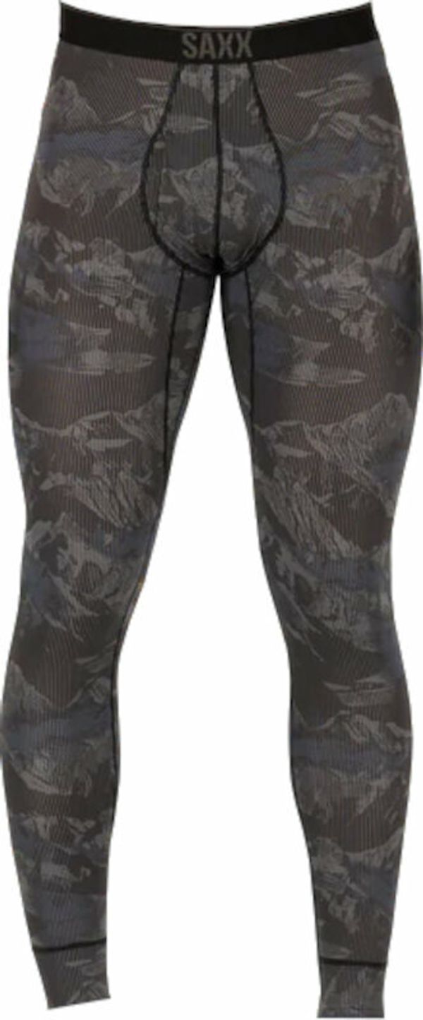 SAXX SAXX Quest Tights Navy Mountainscape L Termo spodnje perilo