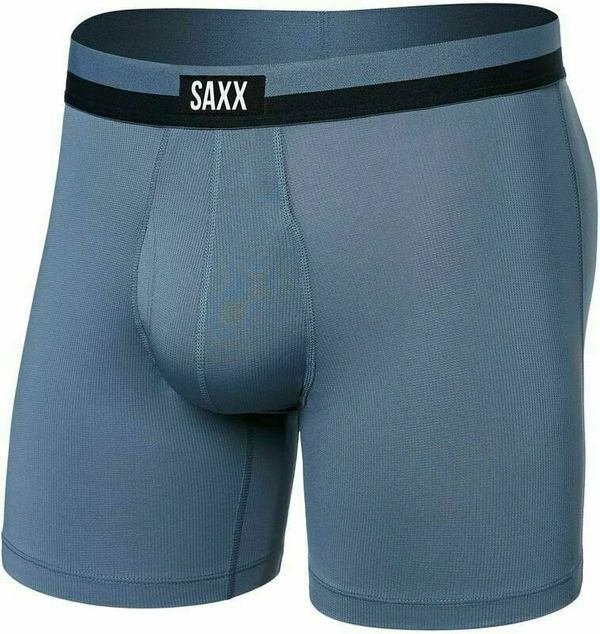 SAXX SAXX Sport Mesh Boxer Brief Stone Blue L Aktivno spodnje perilo