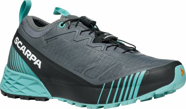 Scarpa Scarpa Ribelle Run GTX Womens Anthracite/Blue Turquoise 38,5 Trail tekaška obutev