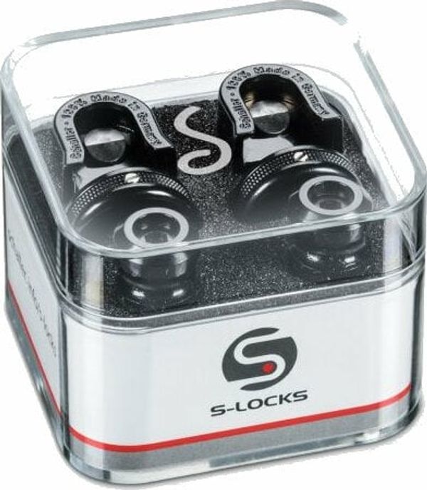 Schaller Schaller 14010401 M Strap-locks Black Chrome