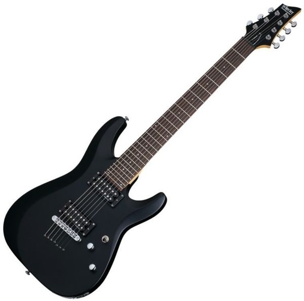 Schecter Schecter C-7 Deluxe Satin Black