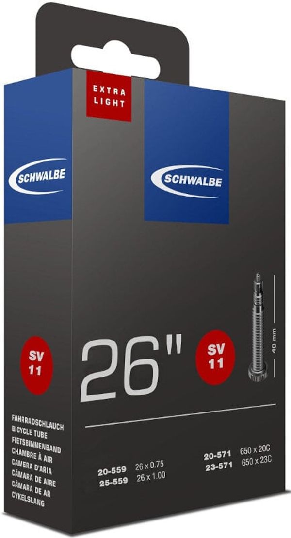 Schwalbe Schwalbe Tube 1,0''-20 - 25 mm Cev za kolo 40.0 Presta