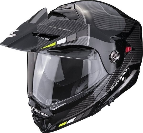 Scorpion Scorpion ADX-2 CAMINO Black/Silver/Neon Yellow XL Čelada